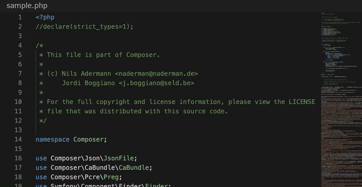 Obfuscated PHP web shell disguised as a Composer file